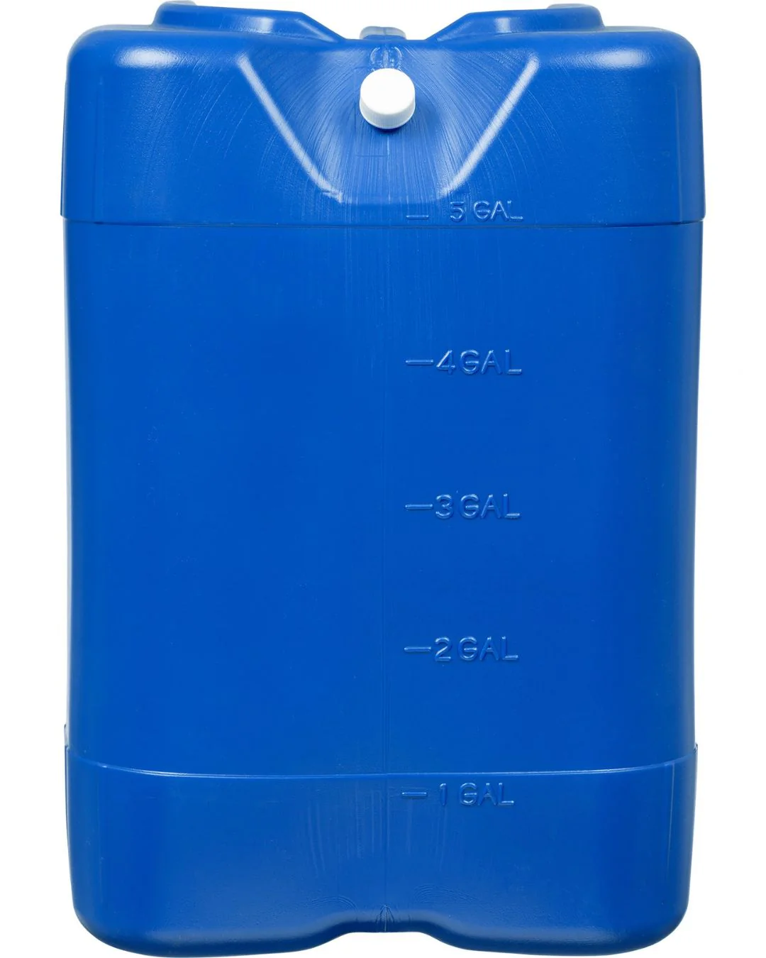 Jug | Poly | Closed Top (w/ Cap) | New | 5G | Blue | UN Rated - Image 4