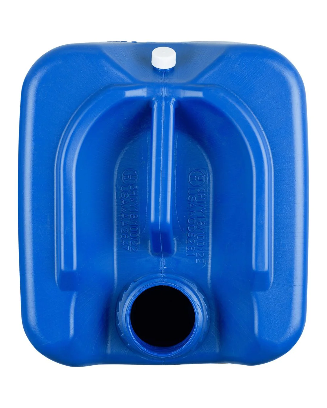 Jug | Poly | Closed Top (w/ Cap) | New | 5G | Blue | UN Rated - Image 6