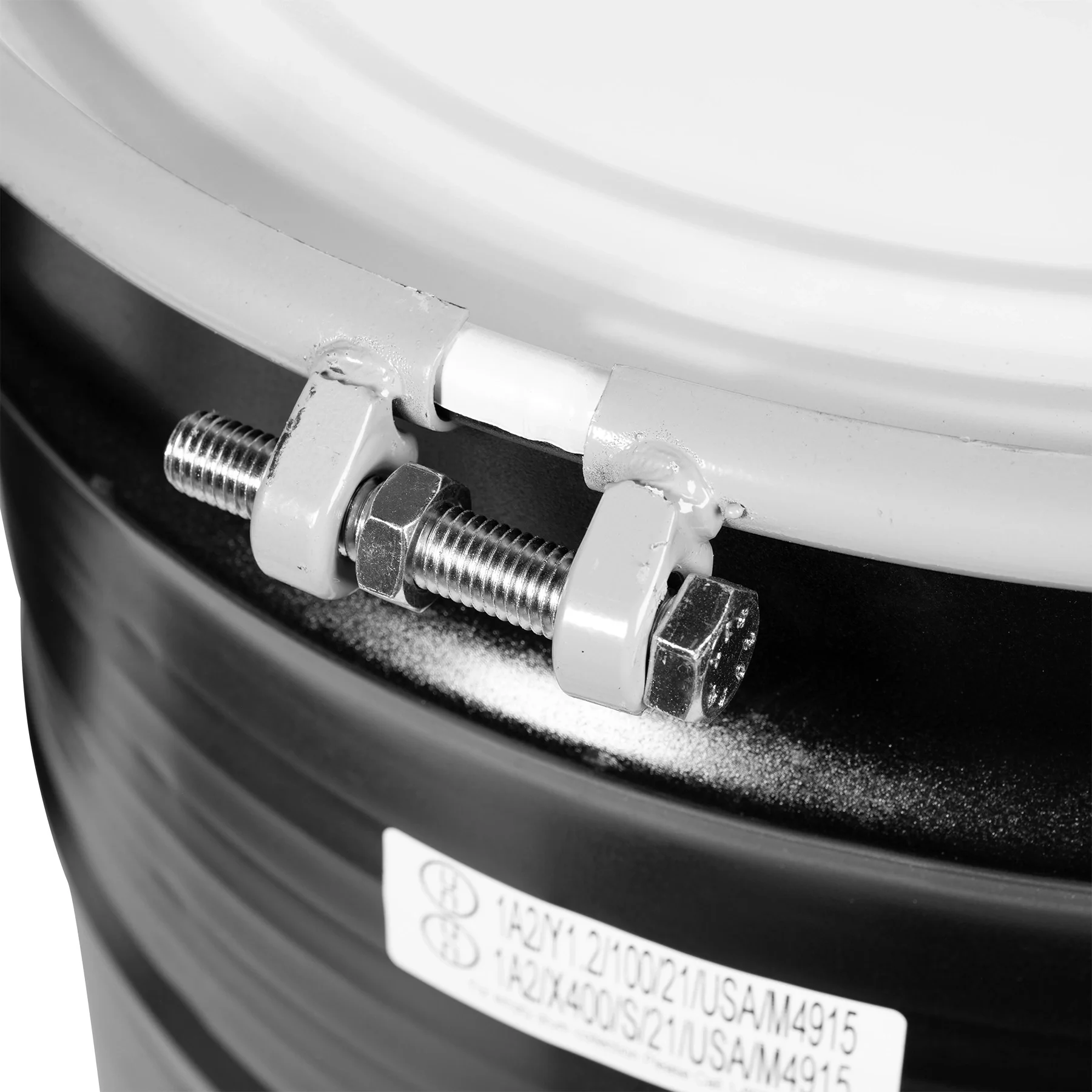 Drum | Metal | Open Top | New | 55G | Black | UN Rated - Image 3