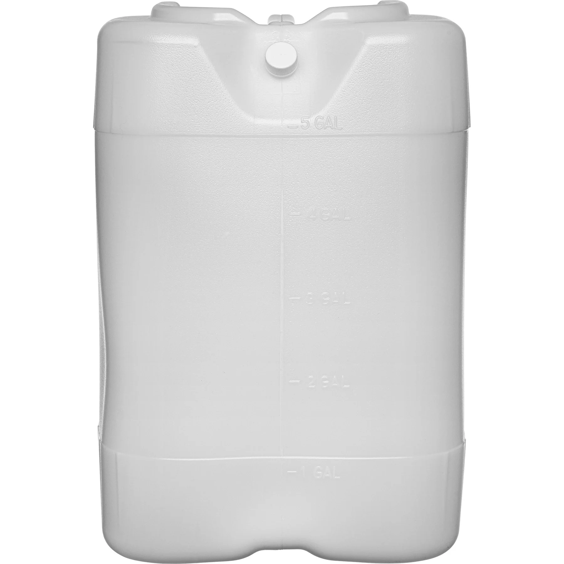 Jug | Poly | Closed Top (w/ Cap) | New | 5G | Natural | UN Rated - Image 3