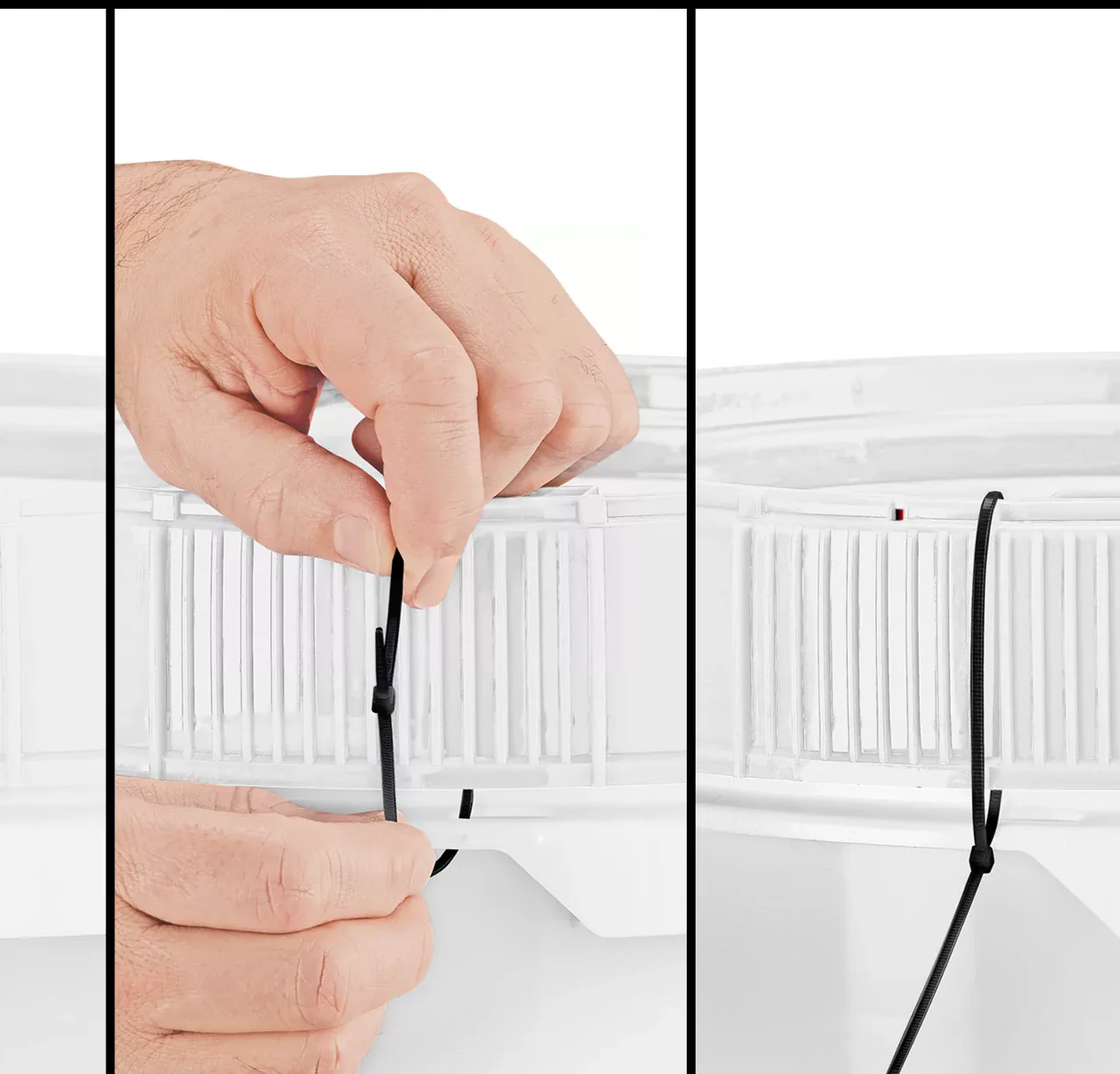 Bucket | Poly | Open Top (Screw) | New | 5G | White | UN Rated - Image 3