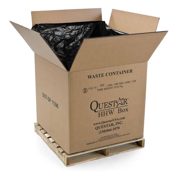 Box | Fiber | Flap Lid | New | 1.3CY | Natural | UN Rated